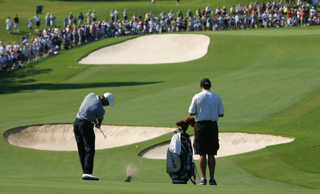 Tiger Woods wins the 2007 PGA Championship at Southern Hills